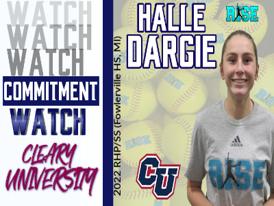 Athlete commits to Cleary University softball team.