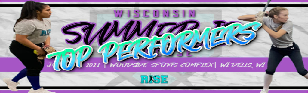 Softball players at Wisconsin Summer ID event.
