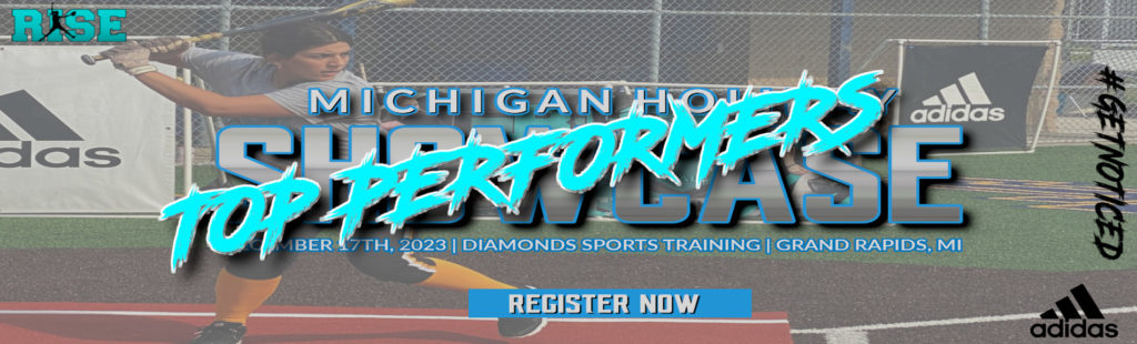 Sports performance training event announcement with registration prompt.