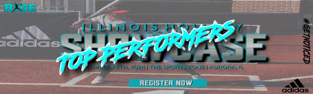 Advertisement for a sports performance event at Illinois High School.